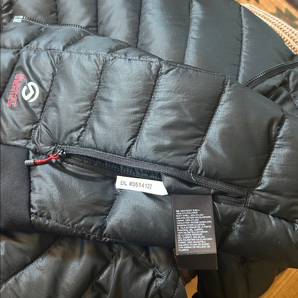 The North Face Women's Summit Series 800 Black Insulated Vest - Picture 11 of 12
